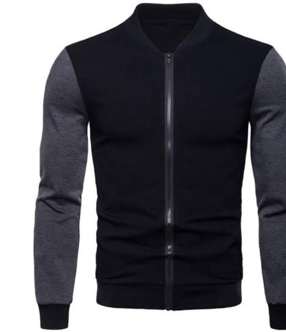 Men's Polyester Plain Jacket
