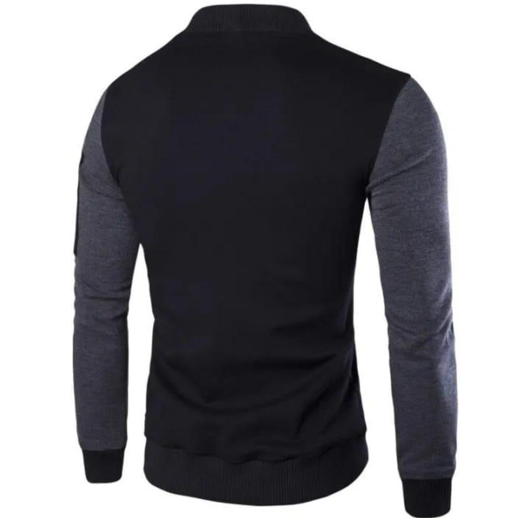 Men's Polyester Plain Jacket