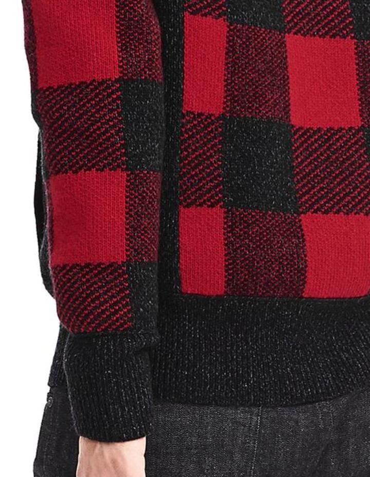 Men's Wool Printed Full Sleeve Sweater