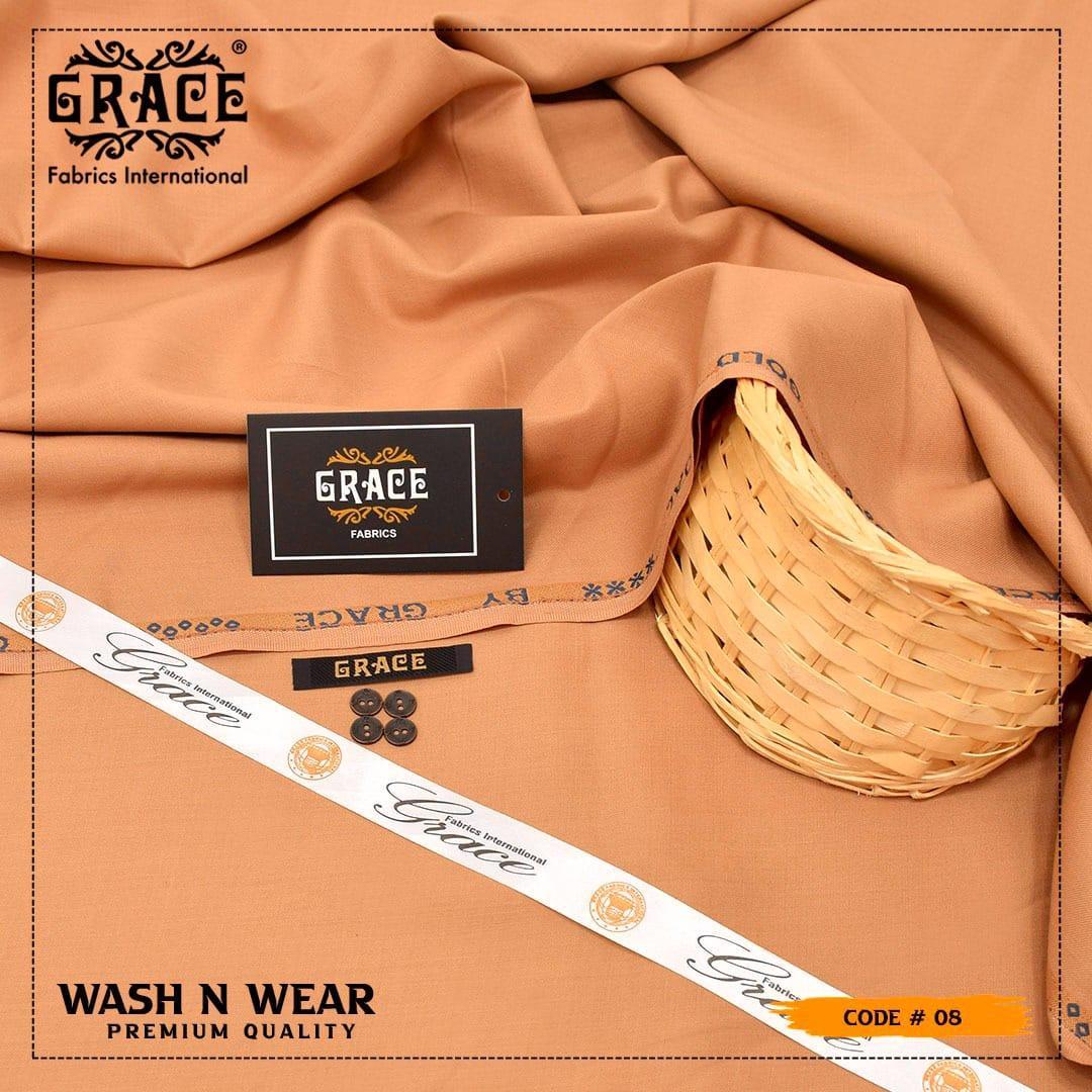 Men’s Unstitched Wash And Wear Plain Suit