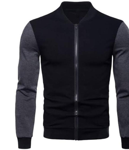 Men's Polyester Plain Jacket