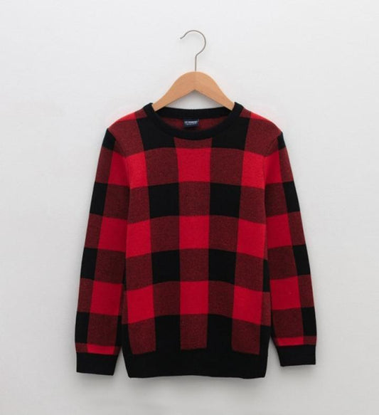 Men's Wool Printed Full Sleeve Sweater